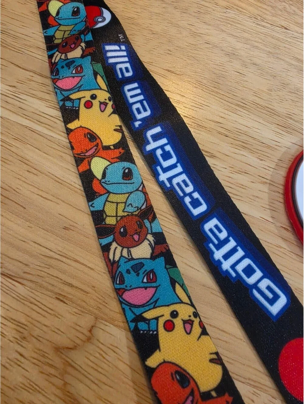 Gotta Catch Em All Pokemon Lanyard With Pokeball